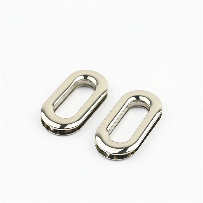 30 pz 25mm ovale anello in metallo anello occhiello fibbia a vite per Hangbag cinturino per cintura cane catena chiusura accessori artigianato in pelle
