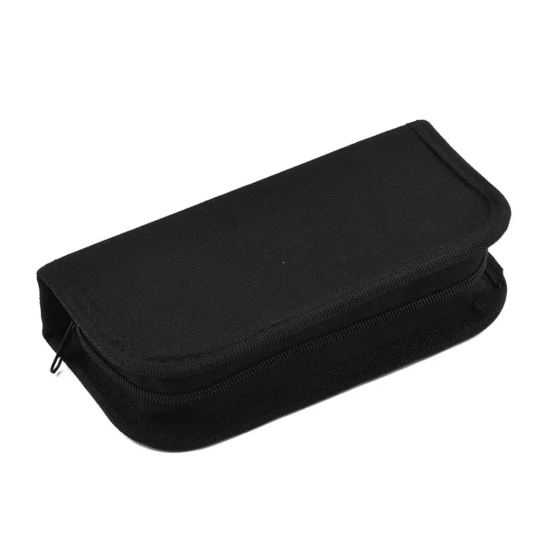 Bolso de tela Oxford para almacenamiento de herramientas, bolsa negra de 0,11 KG, 20,5x10x5cm, 24x20,5 cm