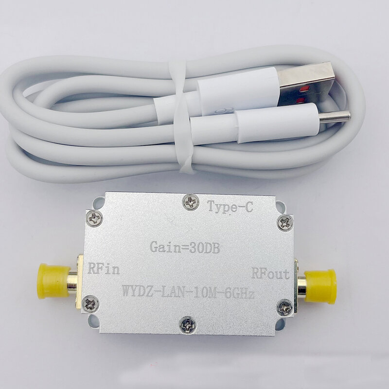 Усилитель высокой плоскости LAN 10-6 ГГц 10 дБ 20 дБ 30 дБ 40 дБ с коэффициентом усиления