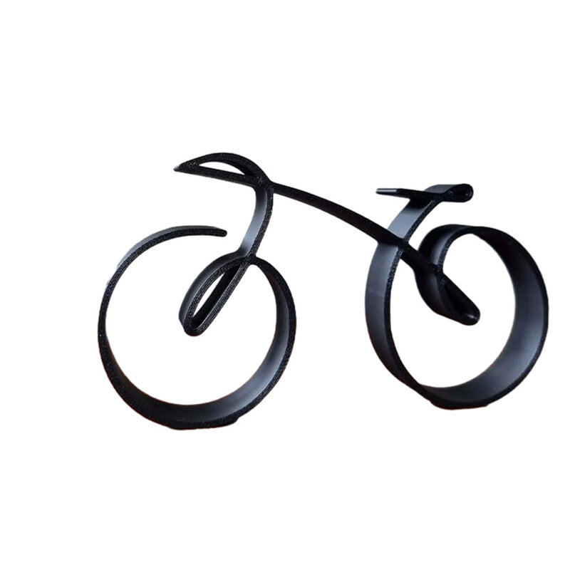 Semplici oggetti decorativi da scrivania alla moda con ornamento a forma di bicicletta per l'uso quotidiano