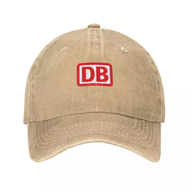 Deutsche Bahn LOGO (1994) เสื้อยืดคลาสสิกหมวกคาวบอยหมวกทรงทหารผู้ชายหมวกคนขับรถบรรทุกหมวก Boonie หมวกกอล์ฟหมวกสำหรับผู้หญิง