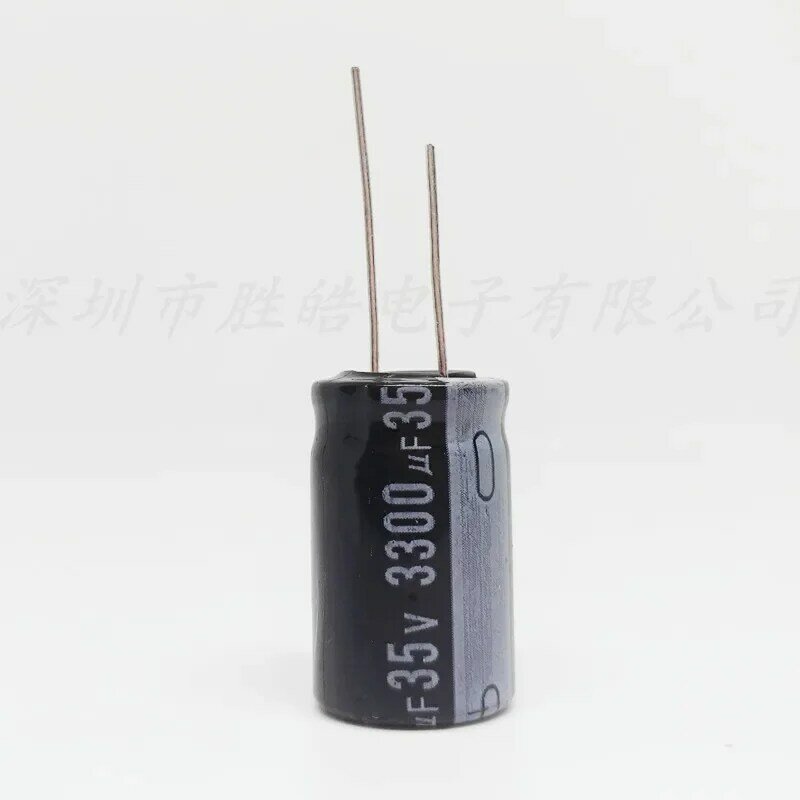 (5 шт.) Объем 35 в 3300 мкФ: 16*30 мм алюминиевый электролитический конденсатор 35v330 0 мкФ высокое качество