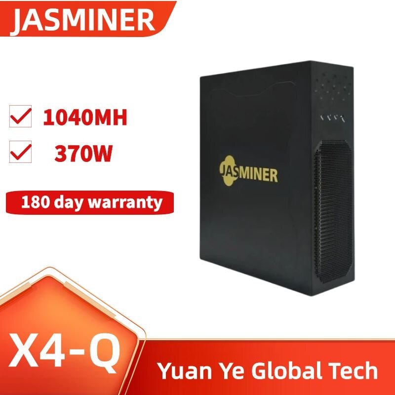 出力消費マイナー,新しい,99% jasminer x4q,1040mh/s, 370w,180日間の保証