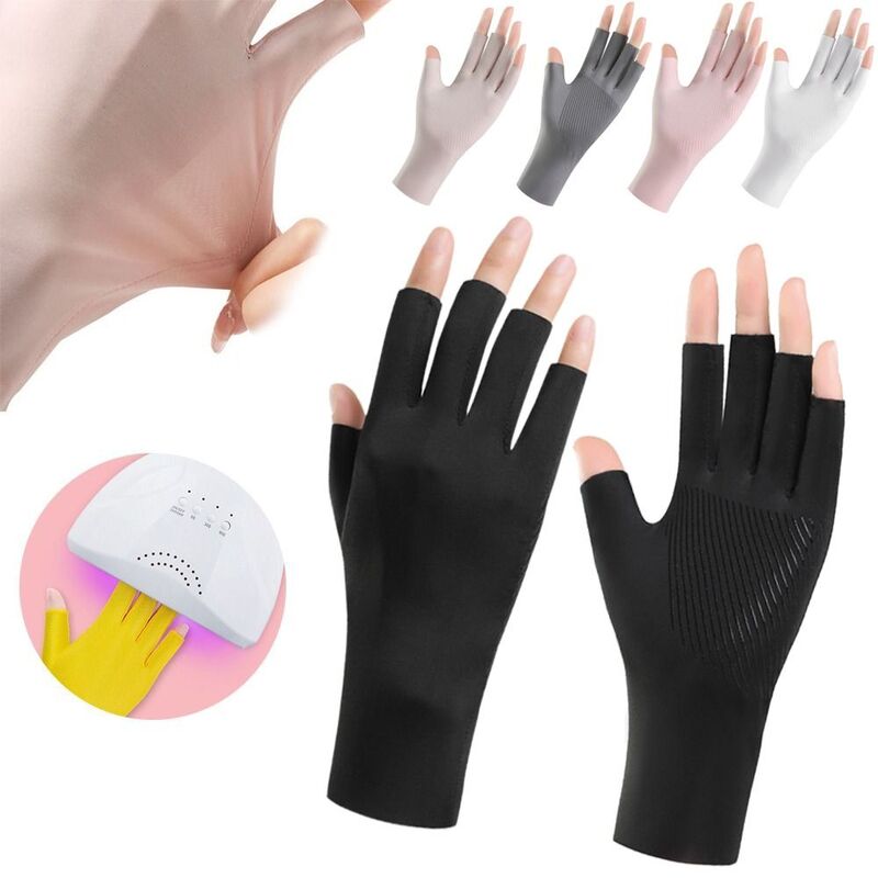 Sonnenschutz handschuhe mit hoher Elastizität Atmungsaktiv ität Nagel-UV-Schutz Nagellack handschuhe strahlungs sicher schützen die Finger haut