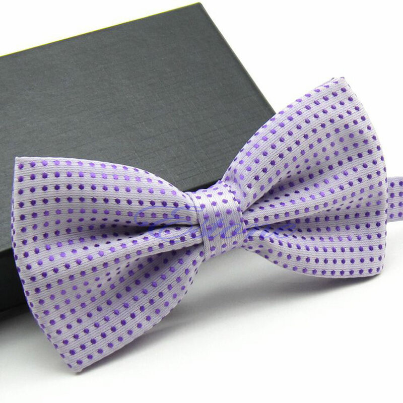 Модный мужской регулируемый смокинг в горошек, классический галстук-бабочка для свадебной вечеринки, галстук-бабочка, Прямая
