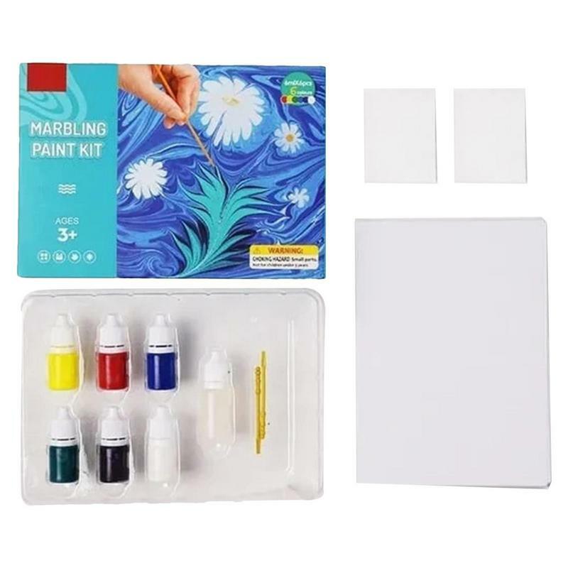 Marbling Painting Art Kit Water Marbling Kit For Fabric Paper Christmas Thanksgiving Easter Holiday Gifts For Boys And Girls