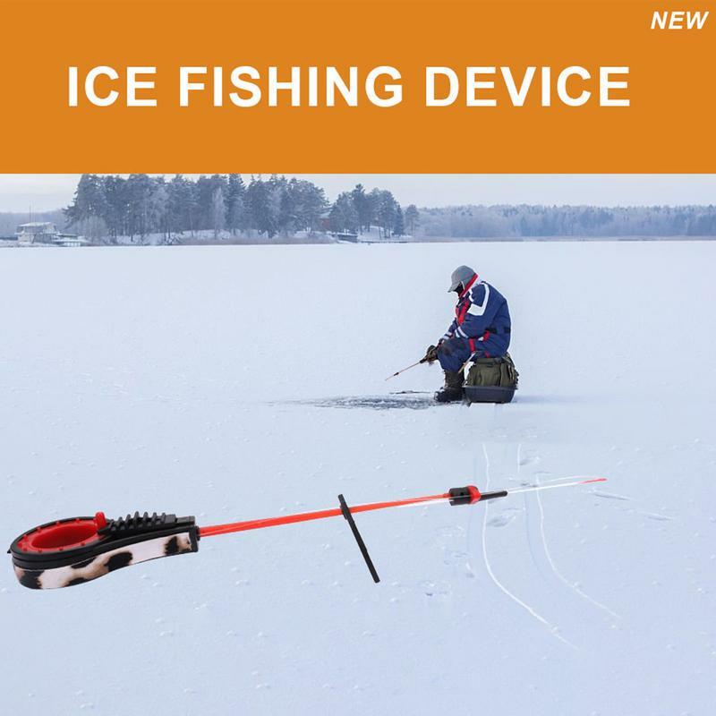 21CM Winter Ice Fishing Rod Portable Winter Ice Fishing Pole Spinning Rods For Ice Winter Fishing Detachable Replacement Pole