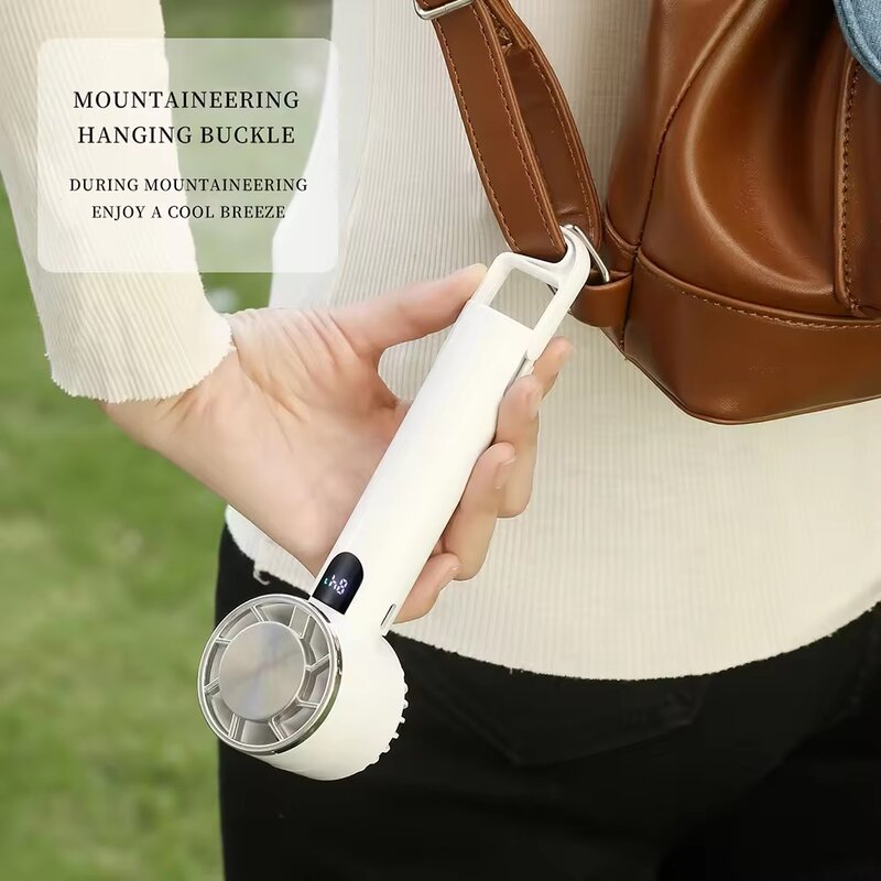 Портативный ручной мини-вентилятор Xiaomi, охлаждающий подвесной рюкзак для дома и офиса, с 3-мя скоростями