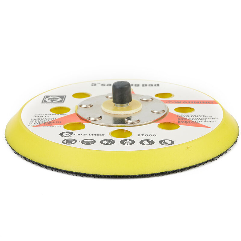 Pratical Nice Portable Durable High Quality Backing Pad 125mm 5inch/125mm Diameter 8holes Hook & Loop Polisher