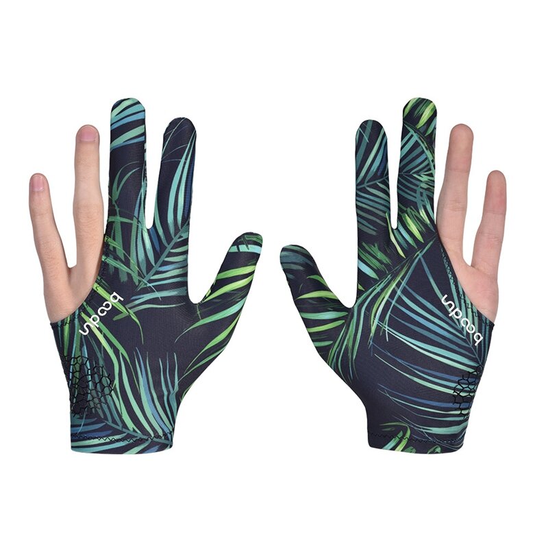 Boodun-guantes de billar de 3 dedos, manoplas para tacos de billar, guantes de billar para mano izquierda, 1 unidad