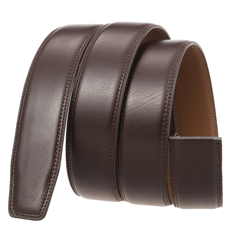 Nova marca de luxo cintos para homens alta qualidade cinta masculina cintura couro genuíno ceinture homme, sem fivela 3.5cm