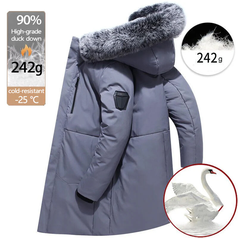 White Duck Down Men's Coats Winter Jackets for Men 2023 Incrassation Heated Down Coat Mens Brand Parker Men's Clothing Montclair