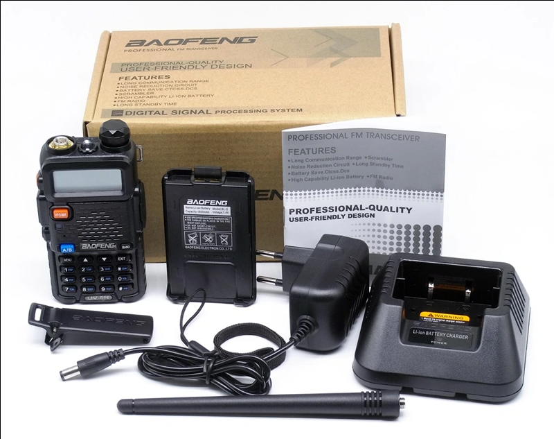Baofeng-walkie-talkie uv-5r, radio bidireccional, BF-UV5R, uv5r