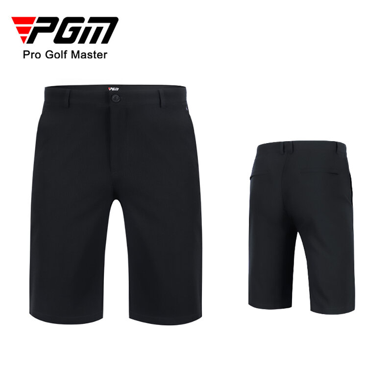 PGM Golf Pants Men's Solid Color Shorts Golf Ball Pants Summer Sports Pants High Elastic Fabric Breathable