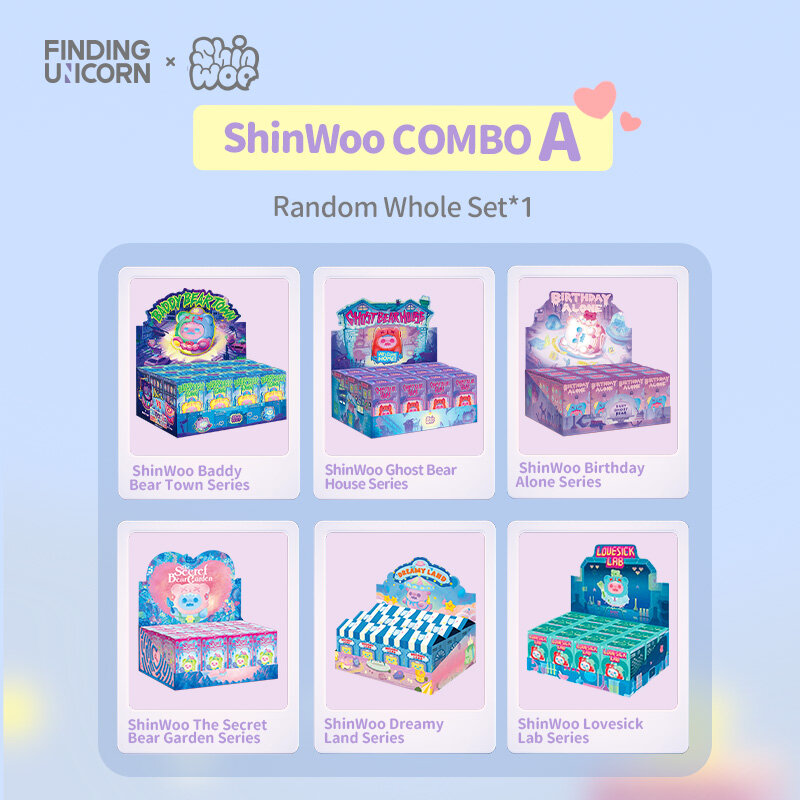 Trovare Unicorn ShinWoo Gift Pack 3.0 Blind Box Action Figures da collezione Lucky Bag Mystery Box Gifts Toys Ghost Bear Accessory