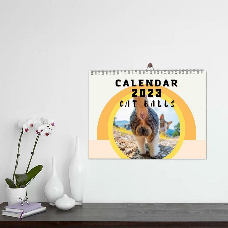 猫と犬の風船,カレンダー,新しい2023,家と居間の装飾,クリスマスプレゼント
