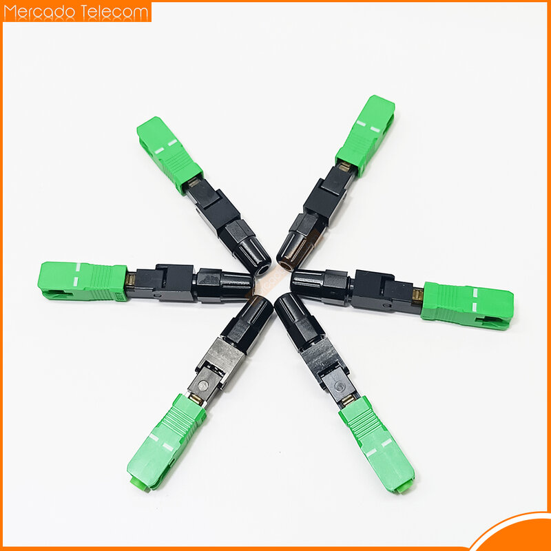 High Quality SC APC fast connector APC FTTH Tool Cold Fiber Fast Connector no more than 0.3 dB