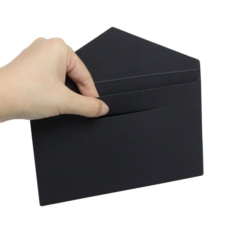 Customized product、Custom size name printing thick paper thank you card  high quality recycled business card with envelope