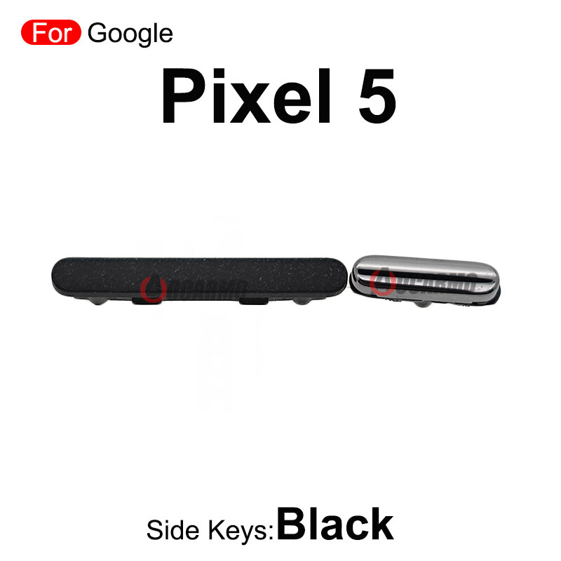 Google Pixel 5および6pro用の電源,緑と黒,ボタンとサイドキーの交換部品