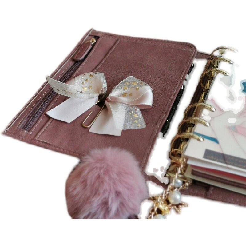 Champanhe fita arco clipe de papel ins estilo bookmarks notebook decoração do livro acessórios bonito papelaria