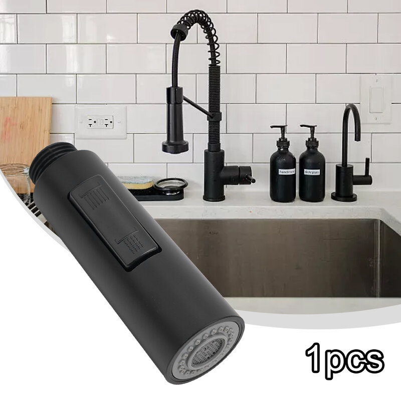 Pull-out Faucet Shower Head Sprayer Head For Standard G1/2 Male Connector Type Of Pull Out Hose Black Faucet Shower