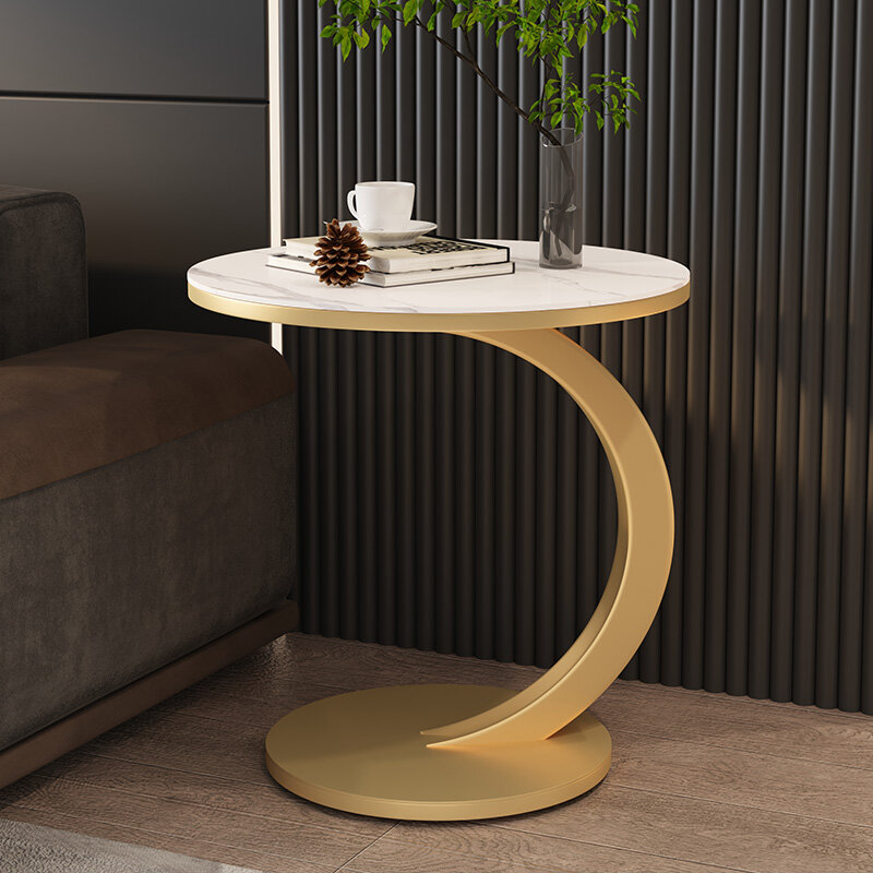 Wood Round Coffee Table Small Living Room Design Side Coffee Tables White Circle Tea Stolik Kawowy Nordic Modern Furniture