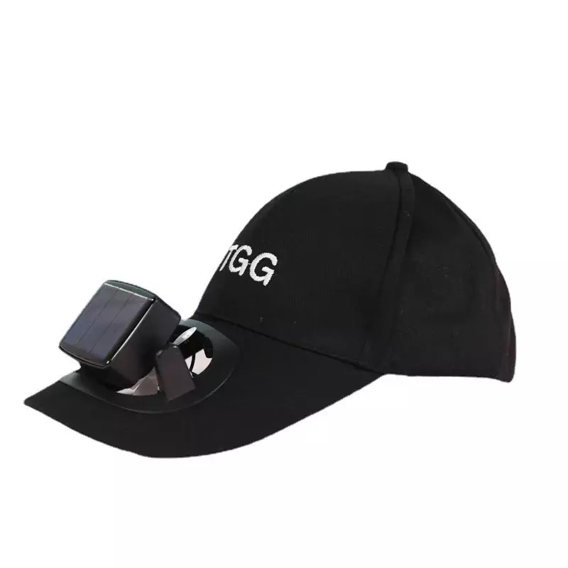 หมวกพลังงานแสงอาทิตย์สำหรับผู้ชายผู้หญิง, หมวกเบสบอลมีพัดลมชาร์จด้วย USB มีพัดลมทำความเย็นกันแดดลำลองกลางแจ้ง