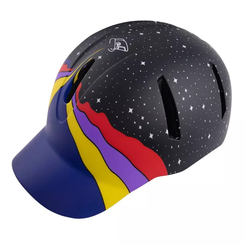 Helm baseball unik uniseks, helm berkendara sepeda motor roller skating, helm olahraga luar ruangan uniseks dengan logo S-V