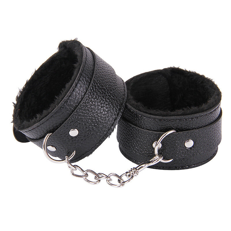 PU Leather Handcuffs Sex Bondage Handcuffs Restraint Exotic Bracelet BDSM Female Porn Adult Sex Toy Wrist Hand Cuffs Product