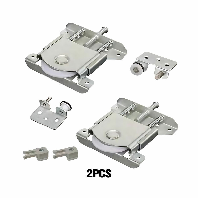 2pair Wardrobe Door Pulley Durable And Sturdy Easy Assembly And Adjustable Sliding Door Wheels
