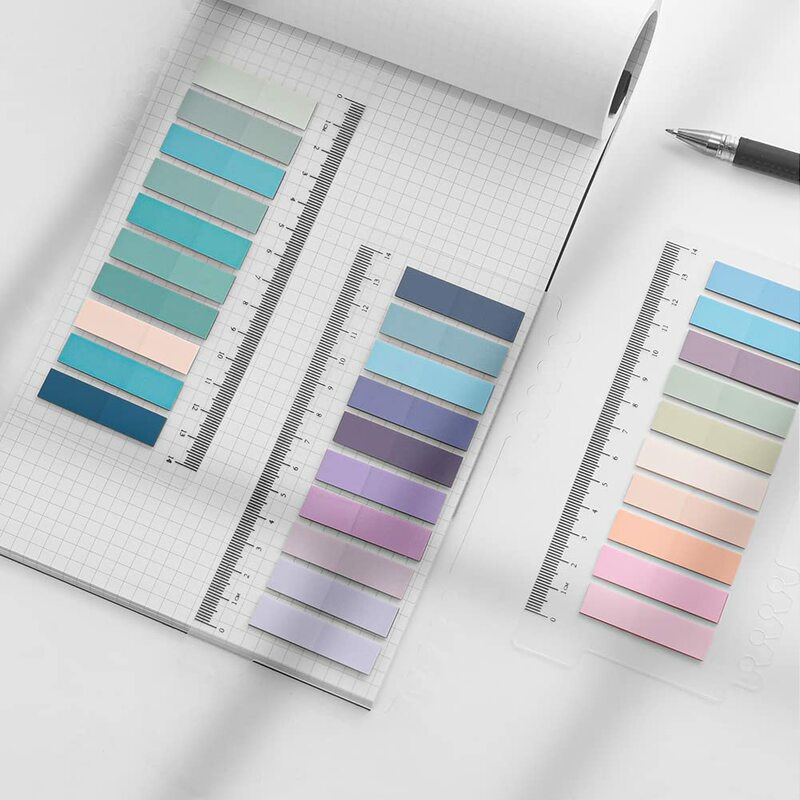 Set Sticky Tabs Beschrijfbare En Verplaatsbaar Index Tabs Morandi Kleurrijke Zelfklevende Memoblokjes Tabs