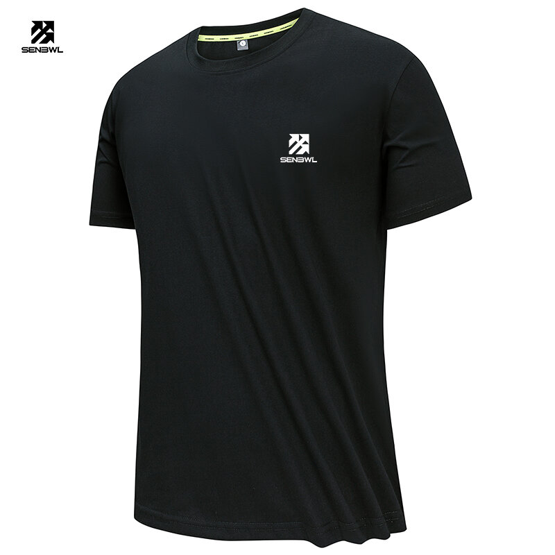 Senbrosl-男性と女性のための通気性のあるルーズなTシャツ、アウトドアレジャー、ハイキング、登山、ランニング、フィットネススポーツ、高品質