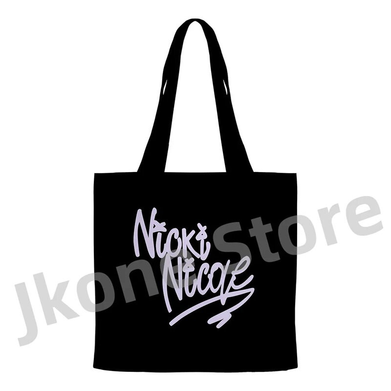 Nicki Nicole-Bolsa de ombro masculina e feminina, merch álbum ALMA, streetwear casual estilo hip-hop, moda