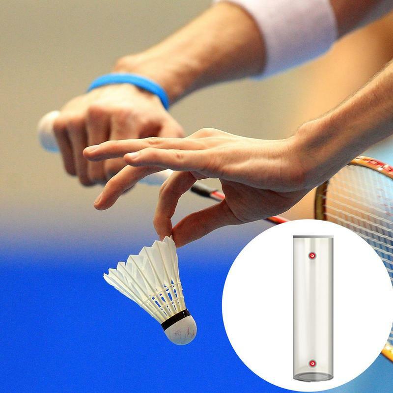 Tabung penyimpanan bola bulu tangkis, untuk Kok bulu tangkis, peralatan latihan Badminton Kelas G