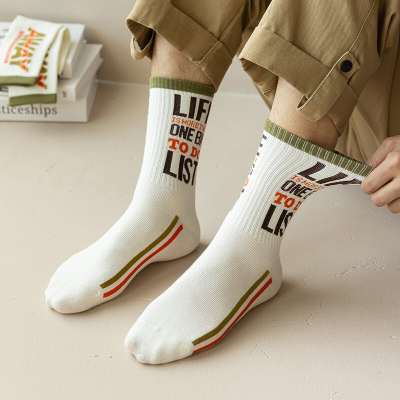 Носки-трубы с жаккардовым рисунком, домашние носки до щиколотки, женские хлопковые короткие носки для взрослых, новинка 2024