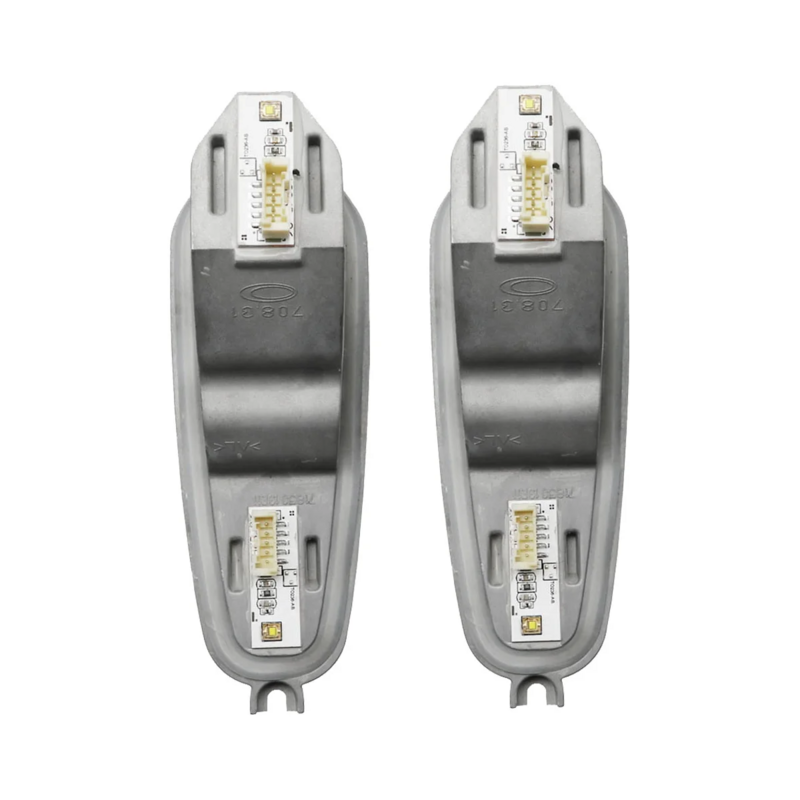 Unidade de controle do farol do módulo LED, luz diurna, fonte com dissipador de calor, 8U0941475A, Q3 2012-2015 DRL, 2pcs
