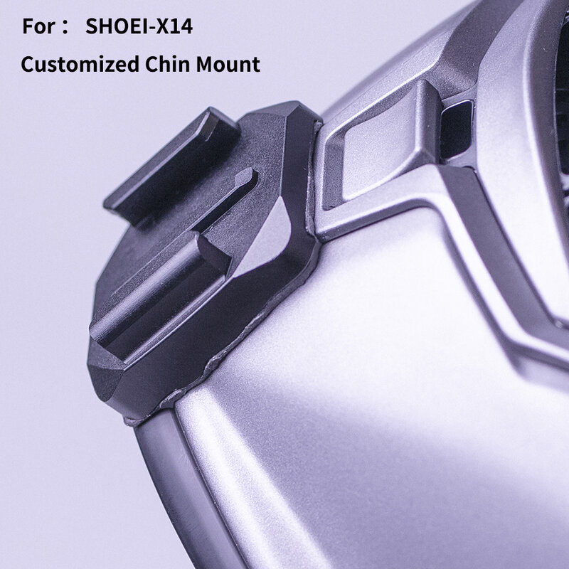 TUYU per SHOEI Hornet ADV GT Air 2 X15 X14 Z8 Z7 supporto per mento in alluminio CNC personalizzato per accessori GoPro Insta360 DJI