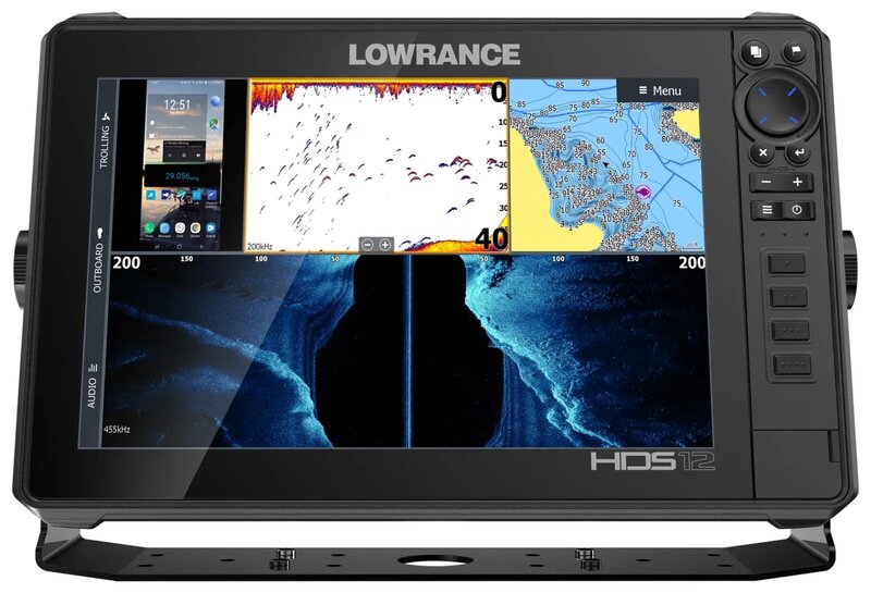 Fishfinder ao vivo com imagem ativa, transdutor 3in 1, HDS-16, desconto de verão, 50% Hot Sales, Lowell