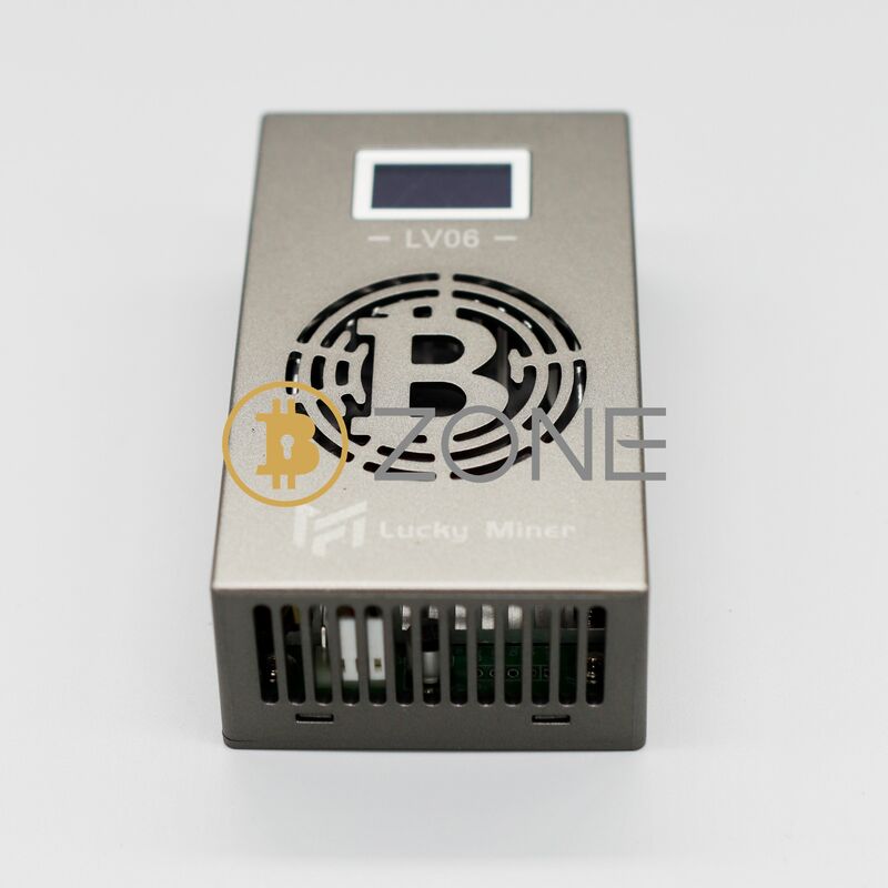 Minero Solo de Bitcoin Lucky Miner V6 Hashrate 500G con BM1366 Asic Chip BTC Solo, máquina de minería con fuente de alimentación