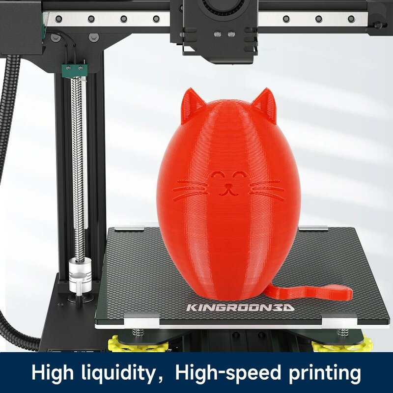 Kingroon-3D Filamento de Impressora, TPU, 1kg, 1,75mm, Macio, Flexível, Material de Impressão, Alta Resiliência, Plástico TPU, Peso Líquido