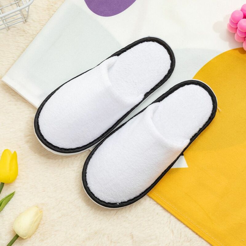 Cartoon Disposable Slippers Soft Non-Slip Casual Children's Slippers Comfortable Thickening Hotel Slippers Kindergarten