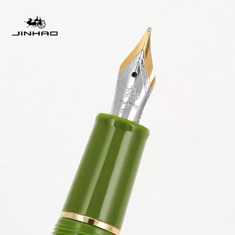 Jinhao-Fountain Pen 82 Extra Fine Nib, Multicolor, Luxo, Elegante, Escrita, Escritório, Material Escolar, Papelaria, 0.38mm, 0.5mm, 0.7mm