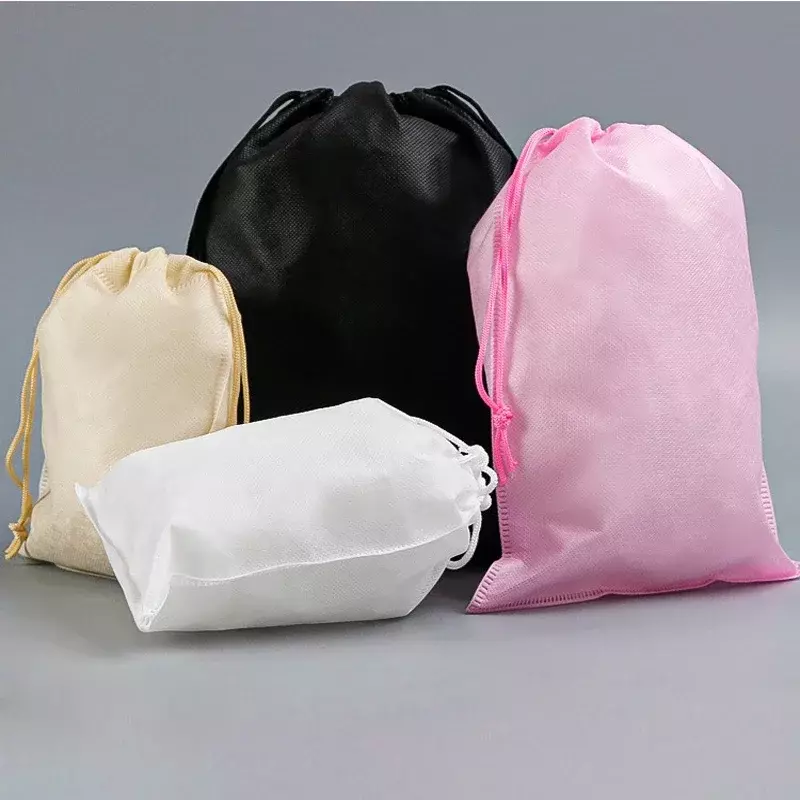 XXXXX    Storage Bag Non-woven Travel Pocket Drawstring Bags Dust-proof Home Supplies  Shoes Organizer