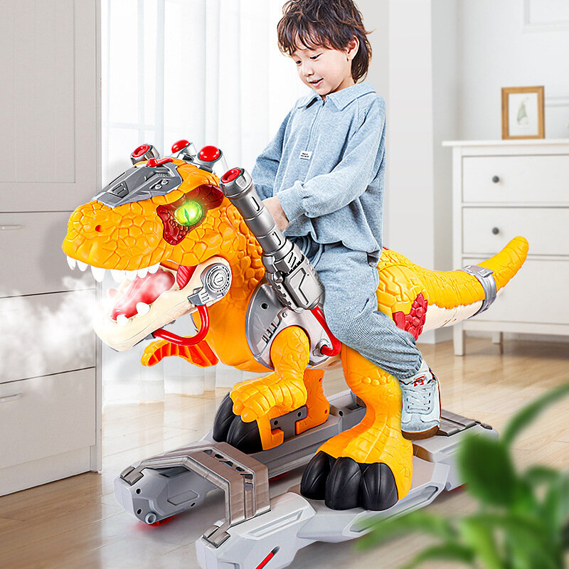 3 in 1 Kinder fahrrad Kinder Dinosaurier Spray Roller Reiten Spielzeug Flaschenzug Junge im Freien Sechs-Eins-Geschenk neu велосипед детский