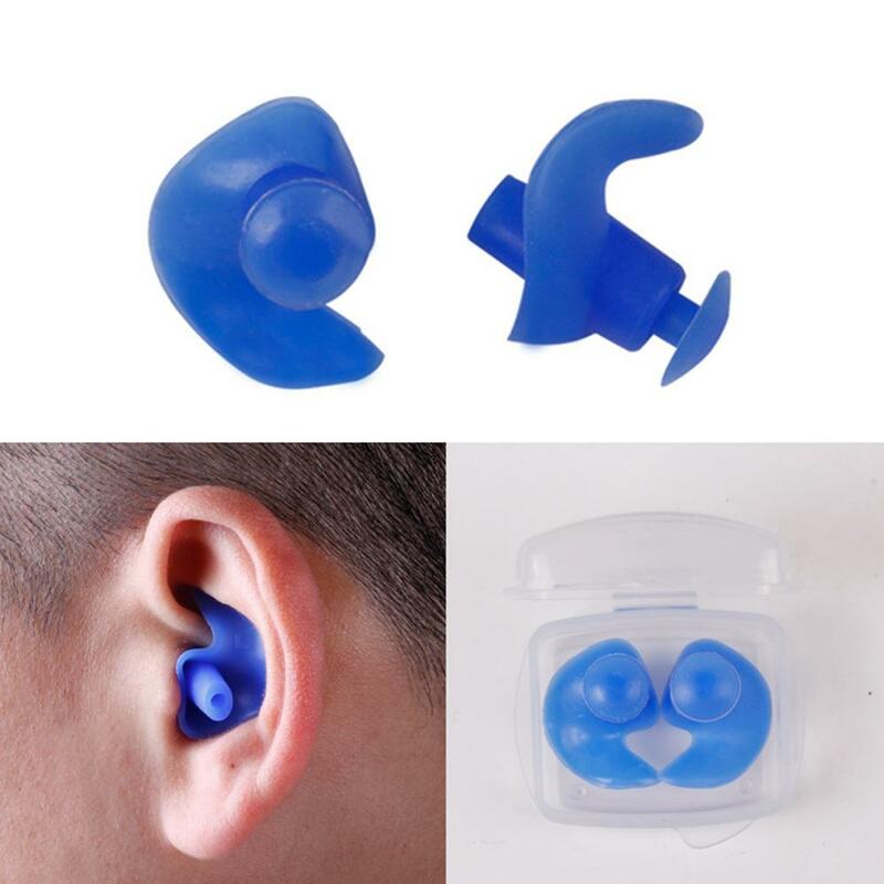 Soft Waterproof Silicone Swimming Nose Clip Earplugs Set Surf Diving Swimming Pool Accessories For Adults Ear Plug Water Travel