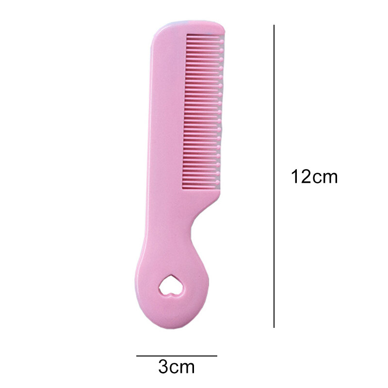 Banho untangling escova de cabelo ferramentas cuidados de saúde bonito kawaii cor sólida dentes redondos escova de cabelo do bebê pente para recém-nascidos crianças infantil