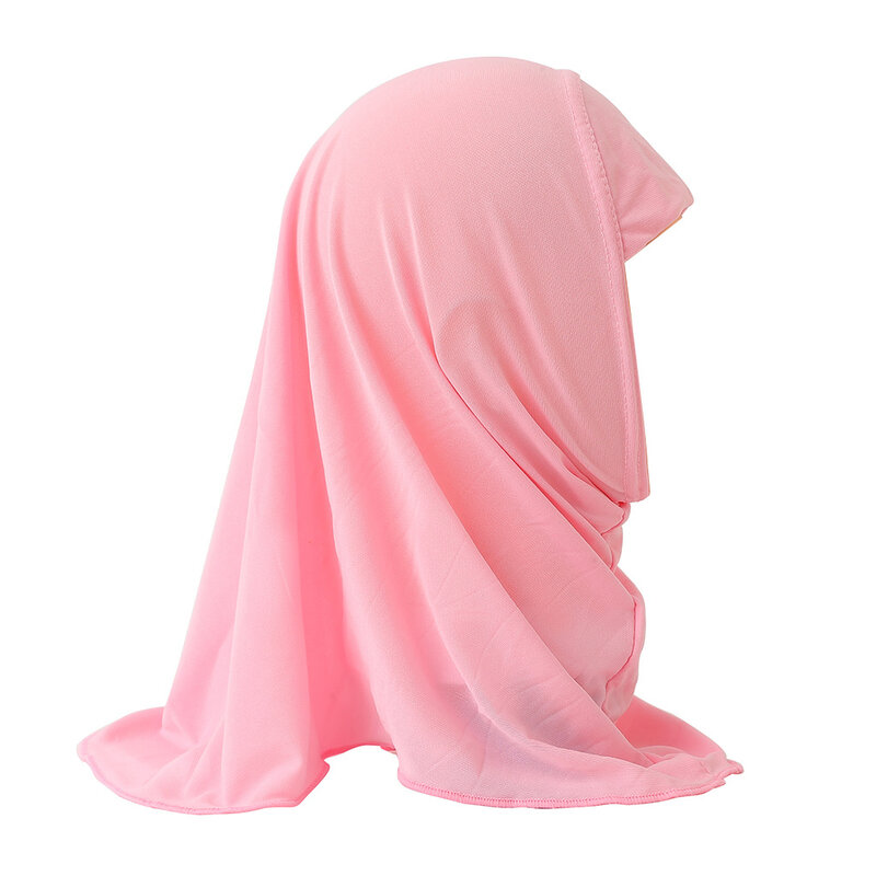 Kids Girls Muslim Arabic Hijab Underscarf School Child Headwear Cover Bonnet Shawl Wrap Islamic Headscarf 2-6 Years