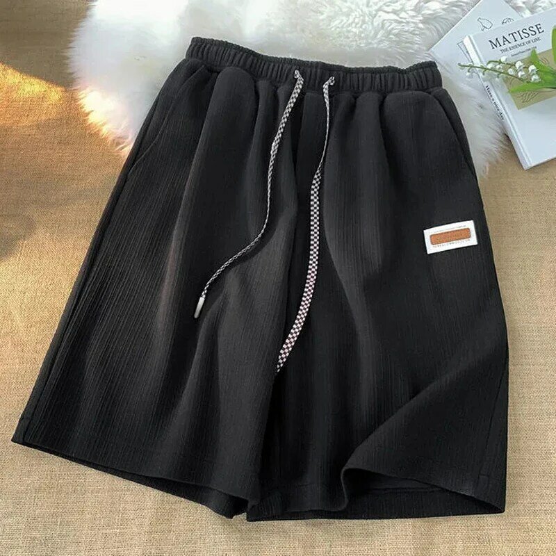 biker Shorts Women Simple Basic Leisure All-match Loose High Waist shorts girl Students Fashion Comfortable Summer Trousers Ins