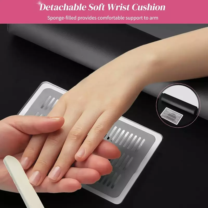 Маникюрный Стол для ногтей OmySalon, стол для ногтей с электрическим пылесборником, макияж, хранение в салоне красоты