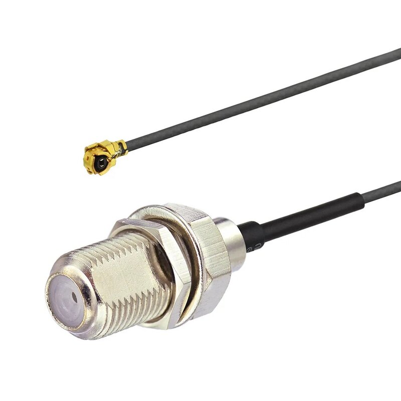 Superbat IPX / U.FL do F typ żeńska przegroda 1.13mm 50ohm kabel pigtailowy 15cm